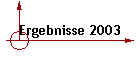 Ergebnisse 2003